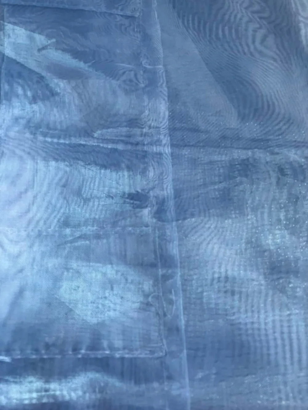 IKEA Set Blue Sheer Curtain Panel